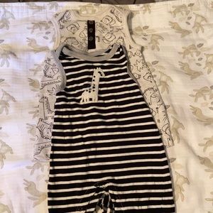 Tahari one piece outfit for a 0-3 month old baby.